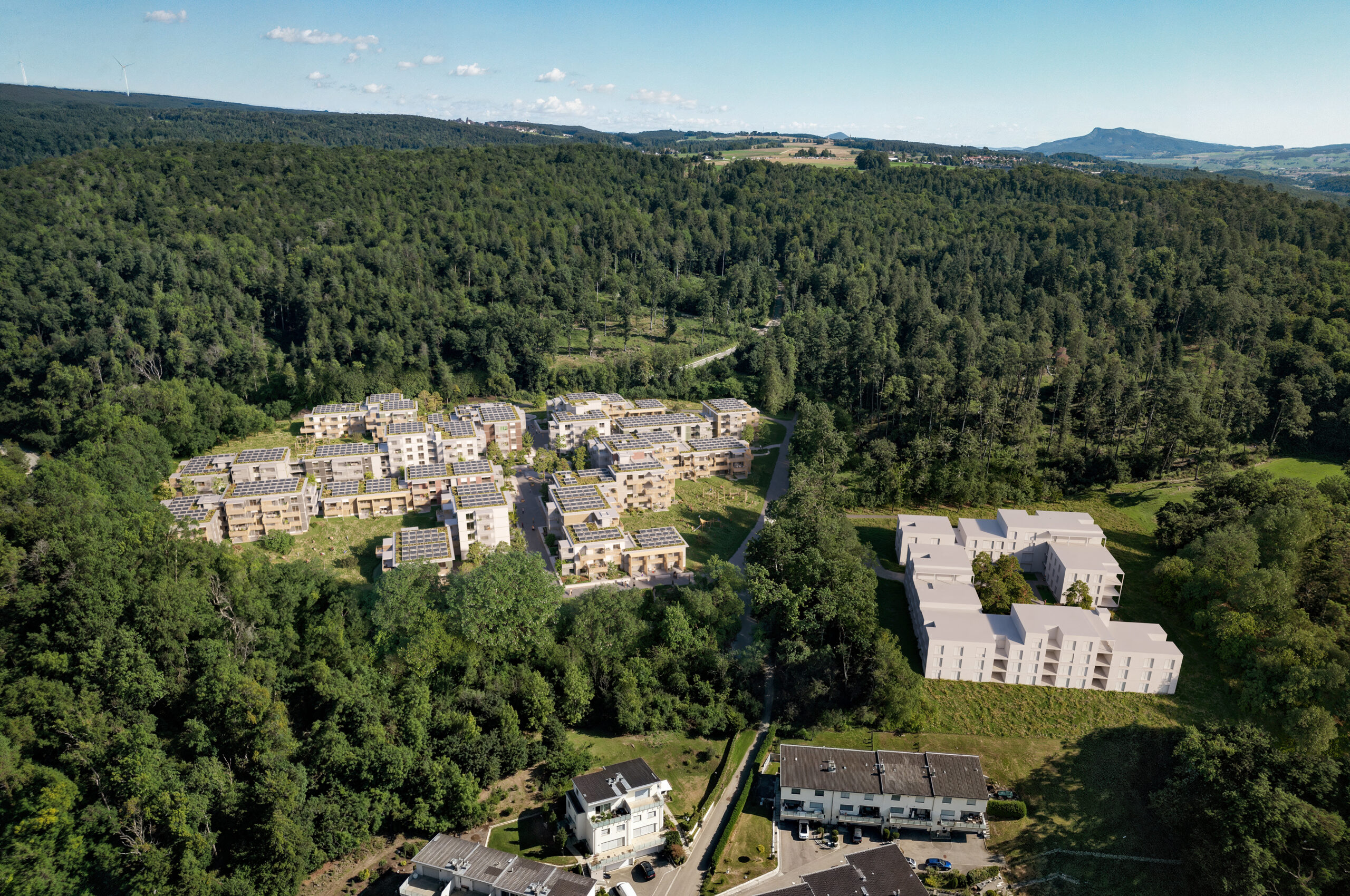Start des Baues der Waldstadt Im Pantli