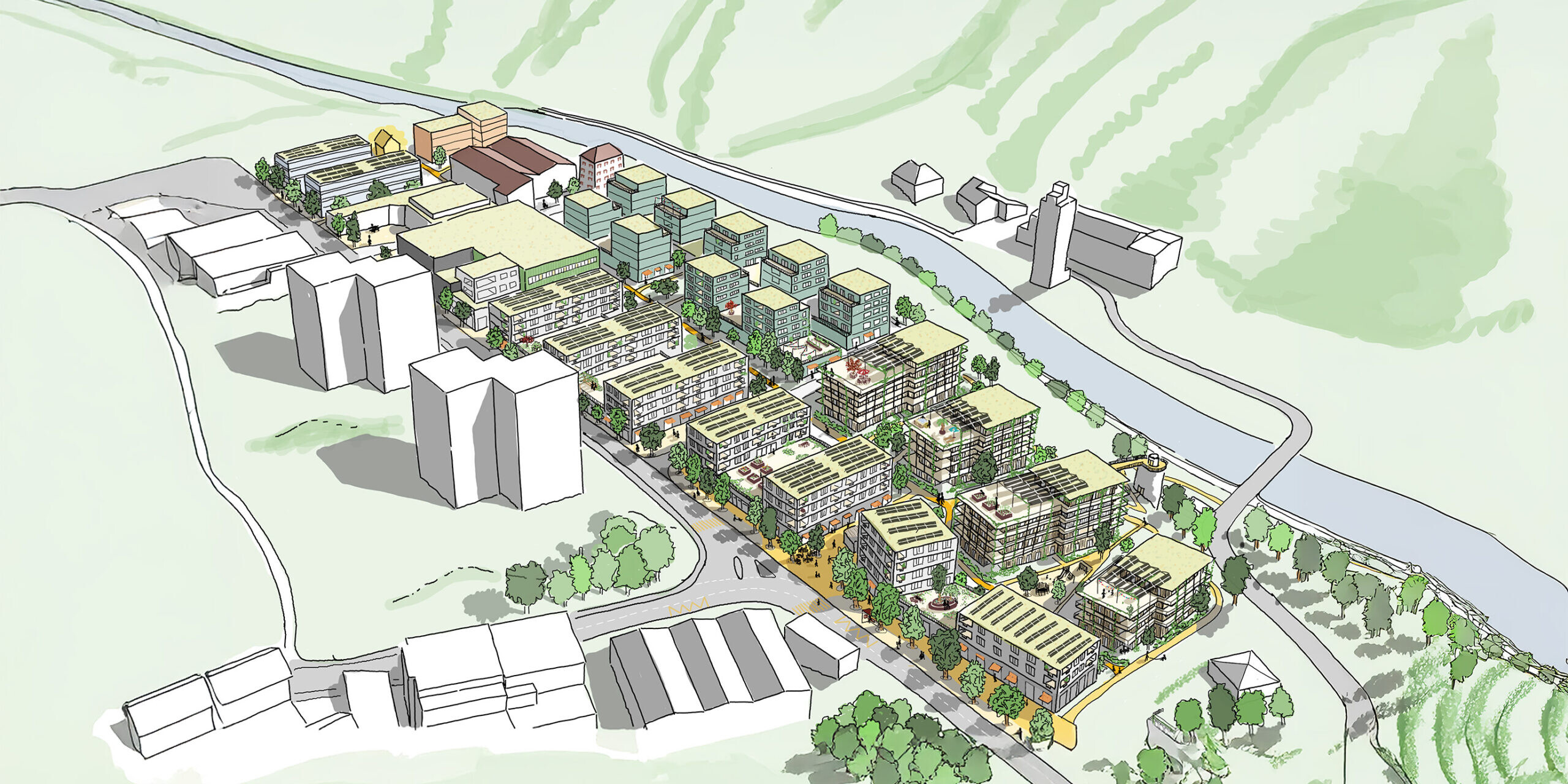 Da un’area periferica a un quartiere urbano con una visione