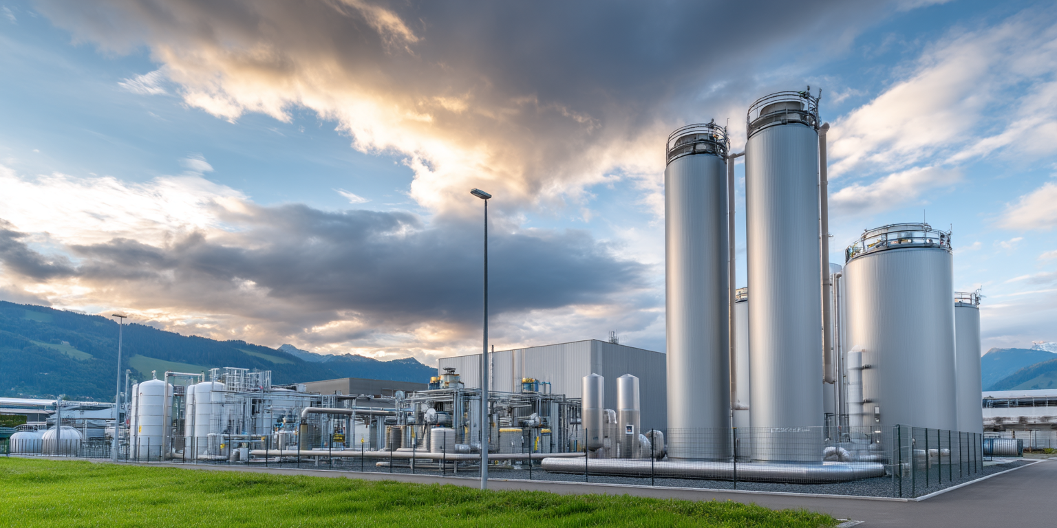 Biogasanlage wird auf Biomethanproduktion umgestellt
