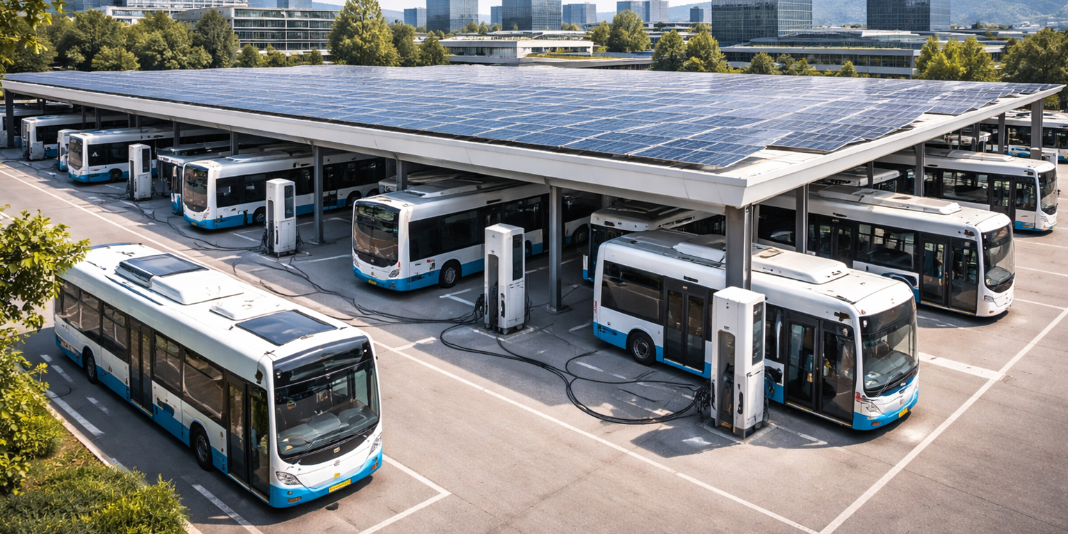 Aargau Verkehr setzt auf Eigenstrom für E-Busse
